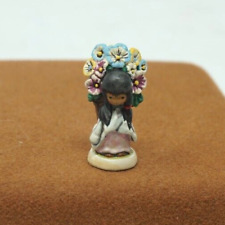 Goebel Olszewski Miniature DeGrazia Children Flower Girl Figurine New picture