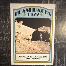 Topps Flashbacks 1972 Apollo 17 Lands on the Moon. 2021 Topps Heritage picture