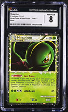 2010 Pokémon Meganium PRIME Holo 109/123 HeartGold SoulSilver CGC 8 English picture