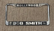 Porsche Vintage License Plate Frame Bob Smith Hollywood California Los Angeles picture