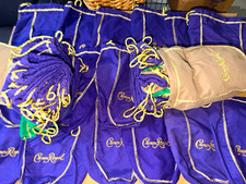 Crown Royal Drawstring Bag Lot of 20 All purple picture