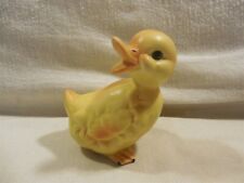 Vintage Lefton Japan Ceramic Easter Yellow Duck Chick Figurine  picture
