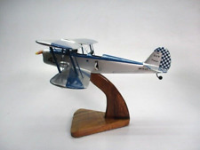 SV-4B Stampe SV4 Airplane Desktop Replica Mahogany Kiln Wood Model Small New picture