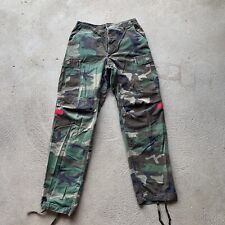 Military Pants Small Regular Woodland Camo Combat Trousers Cargo Baggy Army M81 picture