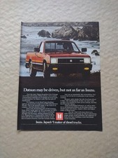 1983- Isuzu Datsun Diesel Pickup Truck-Magazine Print Ad- Vintage picture