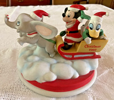 Vintage Disney Fourth Edition Christmas 1982 Collectible Dumbo Mickey Figurine picture
