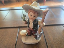Vintage Lefton May Birthday Boy Figurine 2300 Japan picture