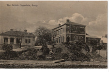 Amoy China Antique Postcard of British Consulate Xiamen Mee Cheung c. 1908 - 10 picture