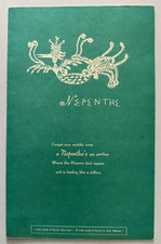 Nepenthe Restaurant - Big Sur, Ca. 1970's Vintage Menu picture
