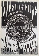 Vintage Poster - KALEIDOSCOPE - Straight Theater - March 1968 - James Cotton BB picture