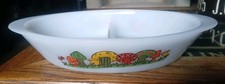 Vintage Mushrooms Divided Oval Serving Dish No Lid (R) picture