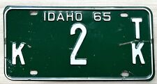 1965 Idaho License Plate - Number Two - Original Paint picture