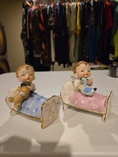 Chase Boy & Girl At Bedtime Figurines picture