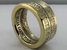 Binion’s Horseshoe Las Vegas $1 Casino Token Ring – Vintage Poker – Size 10 picture