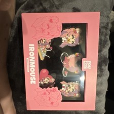 Youtooz Ironmouse Collector's Edition Pink Metal Animation Pin Set picture