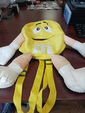M&M's World  Backpack Yellow Plush Material Bag backpack- Yellow  picture