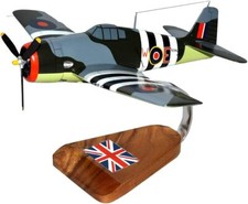 British Royal Navy Grumman F6F Hellcat Desk Display WW2 Model 1/32 SC Airplane picture