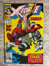 X-Force #15 Newsstand Variant Deadpool Appearance Marvel 1992 picture