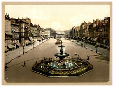 France, Bordeaux, Les Allées de Tourny photochromic, vintage photochrome 1 picture