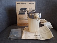 BORAXO Model 18 Wall Liquid Soap Dispenser New Open Box NOS Vintage picture