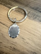 Monogram Vintage Hayward Keychain Ready To Monogram Sterling Silver Marked picture