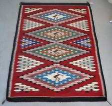 Vintage Navajo Native American Indian Pictorial Kokopelli Ganado Rug - 72
