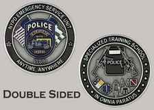 NYPD Emergency Service Unit Specialized Training School Challenge Coin  J#24 picture