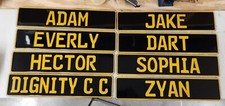 CUSTOM NAME SIGN / PLAQUE - Embossed, Custom text, home decor, house plaque picture