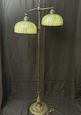 Vintage RAP Tiffany Style 2-Light Floor Lamp 61