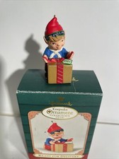 Hallmark Keepsake Collectors Club Christmas Ornament Ready For Delivery Elf 2001 picture
