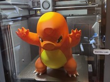 Giant 9 inch Charmander Pokémon Statue | Large 3D Printed Display Figure | picture