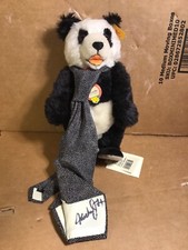 Steiff Club Teddybear Replica 1938 #408304 Signed by Michael J. Fox Real picture