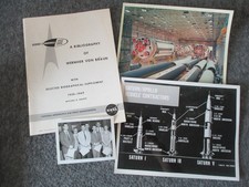 NASA APOLLO SATURN 1ST GEN PHOTO KODAK/POLAROID/MSFC ROCKETS+VON BRAUN BOOKLET picture