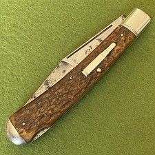 Old Vintage Remington UMC R1253 Lockback Banana Trapper Bullet Pocket Knife picture
