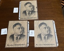 1936 Franklin D. Roosevelt “Re-Elect Roosevelt”Handbill J.H. Perskie Union  picture