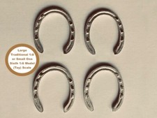 HORSING AROUND Large Traditional 1:8/Small One Sixth 1:6 Model Scale HORSE SHOES picture