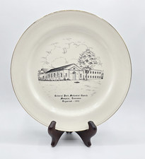 VINTAGE 1950s COLONIAL PARK METHODIST CHURCH DECORATIVE PLATE MEMPHIS, TENNESSEE picture