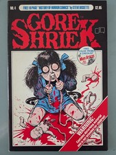 GORE SHRIEK #4 (1988) FANTACO COMICS HORROR 1ST GREG CAPULLO COVER RARE NICE picture