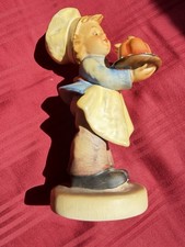 Goebel Hummel Baker Figurine #128 TM3 Boy in Chefs Hat with Cake 5” tall picture