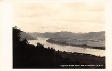 J14/ New Martinsville West Virginia RPPC Postcard c1930 Ohio River View 125 picture
