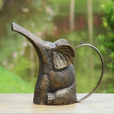 SPI Home Cast Aluminum Bronze Finish Elephant Watering Can picture