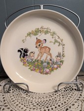 Vintage 1940s Bambi Plate by Shaw and Walt Disney World picture