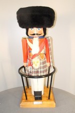 Vintage Volkmar Matthes Barstool Scottish Infantry Nutcracker Bar Stool picture