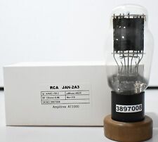 1 Pc 2A3 RCA NOS Black Base Made in U.S.A Amplitrex Tested # 3897008 picture