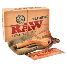 RAW Trident Wooden Cigarette Holder picture
