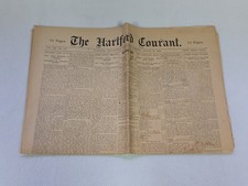 The Hartford Courant ~ Antique Connecticut 1895 Complete Newspaper ~ Ads Stories picture