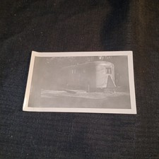 Vintage 1942 Snapshot Photo Travel Trailer RV Camper Dated Sept 25 1942 4.5 Inch picture