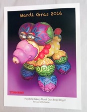 Haydel's Bakery New Orleans 2016 Bead Dog Print picture