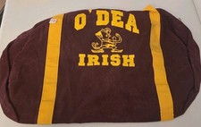 Vtg 80's Seattle O'dea High School Zippered Gym Duffle Book Bag Wanabie USA picture