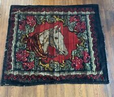 Antique Victorian Horse Carriage Blanket Sleigh Buggy Lap Wool Horsehair picture